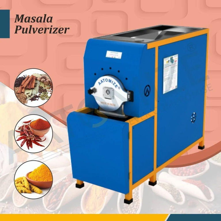 3 hp Automatic Haldi Grinding Machine - 2 in 1 Pulverizer Machine
