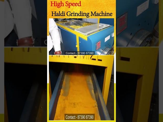 3 hp Automatic Haldi Grinding Machine - 2 in 1 Pulverizer Machine