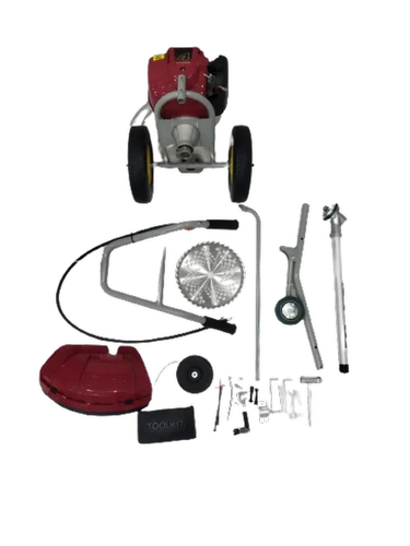 4 Stroke Heavy Duty Petrol Trolly Brush Cutter