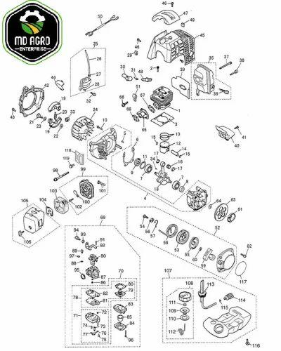 52 Cc Earth Auger Machine