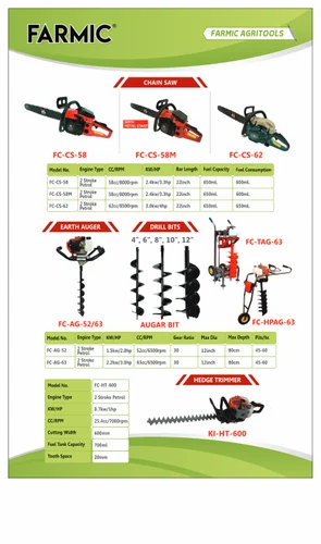 63cc (2Stroke) Engine Farmic Earth Auger
