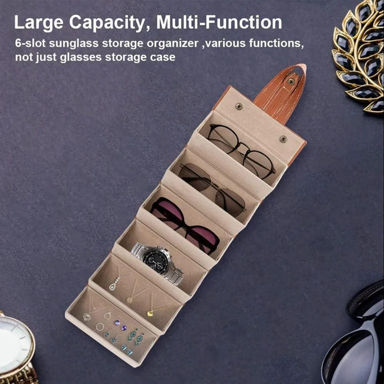6 SLOT SUNGLASSES ORGANIZER