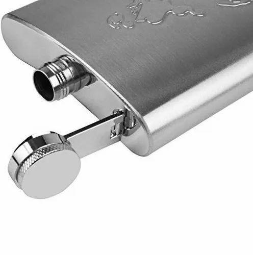 8oz (236 ml) Stainless Steel Hip Flask Portable Alcoholic Beverage Holder for Wine Vodka Whisky