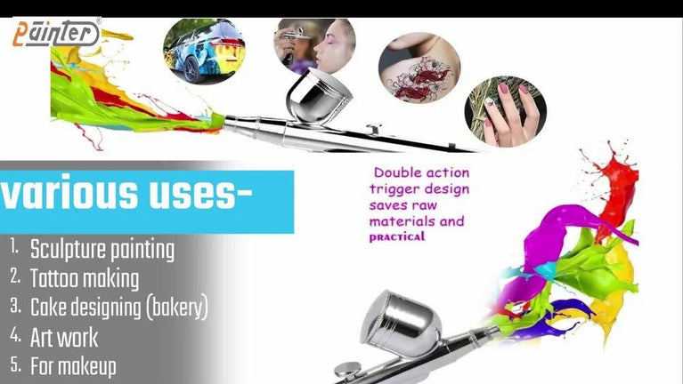 AB-19 एयर ब्रश स्प्रे गन