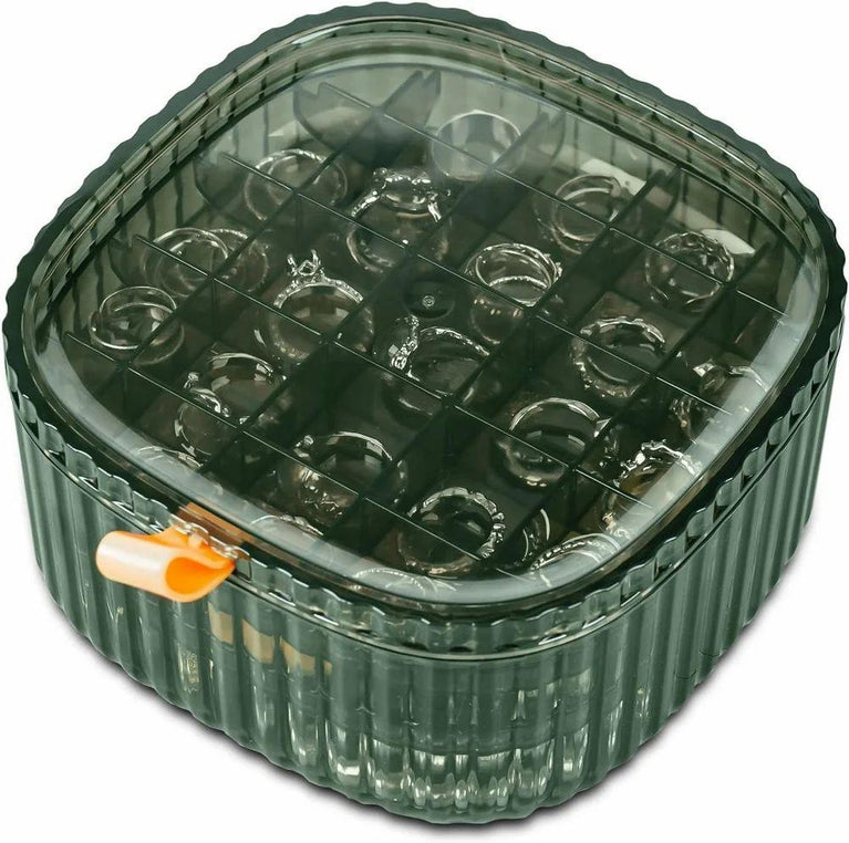 ACRYLIC JEWELLERY BOX 3 LAYER - Three-Layer Acrylic Jewellery Organiser