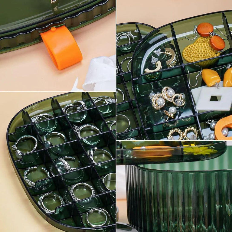 ACRYLIC JEWELLERY BOX 3 LAYER - Three-Layer Acrylic Jewellery Organiser