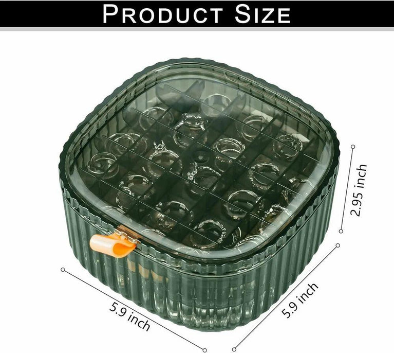 ACRYLIC JEWELLERY BOX 3 LAYER - Three-Layer Acrylic Jewellery Organiser