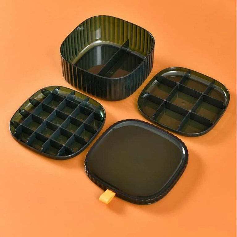 ACRYLIC JEWELLERY BOX 3 LAYER - Three-Layer Acrylic Jewellery Organiser