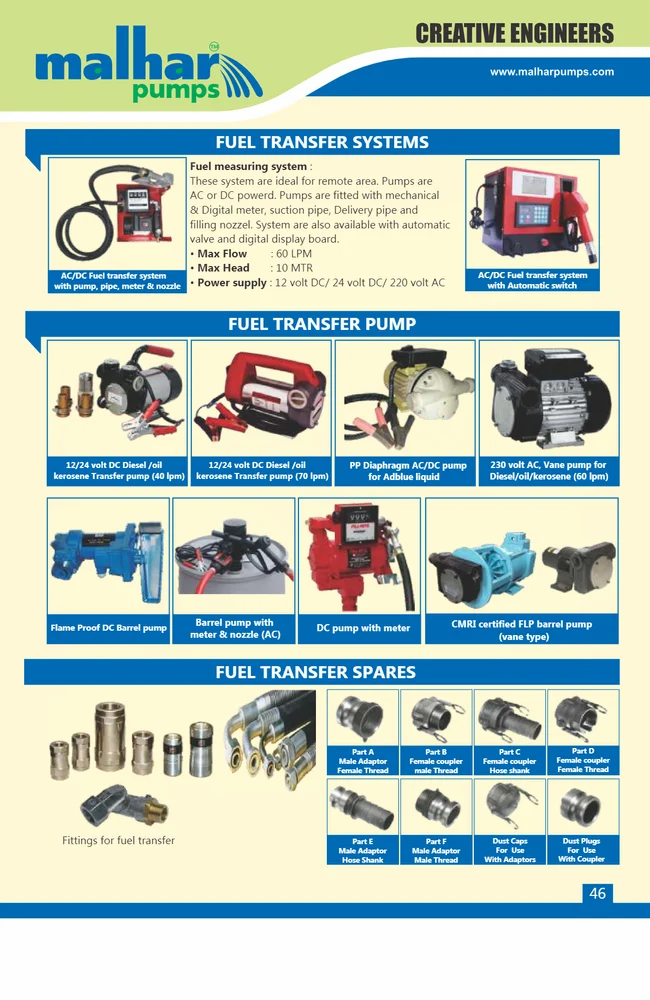 AC Diesel Transfer Pump