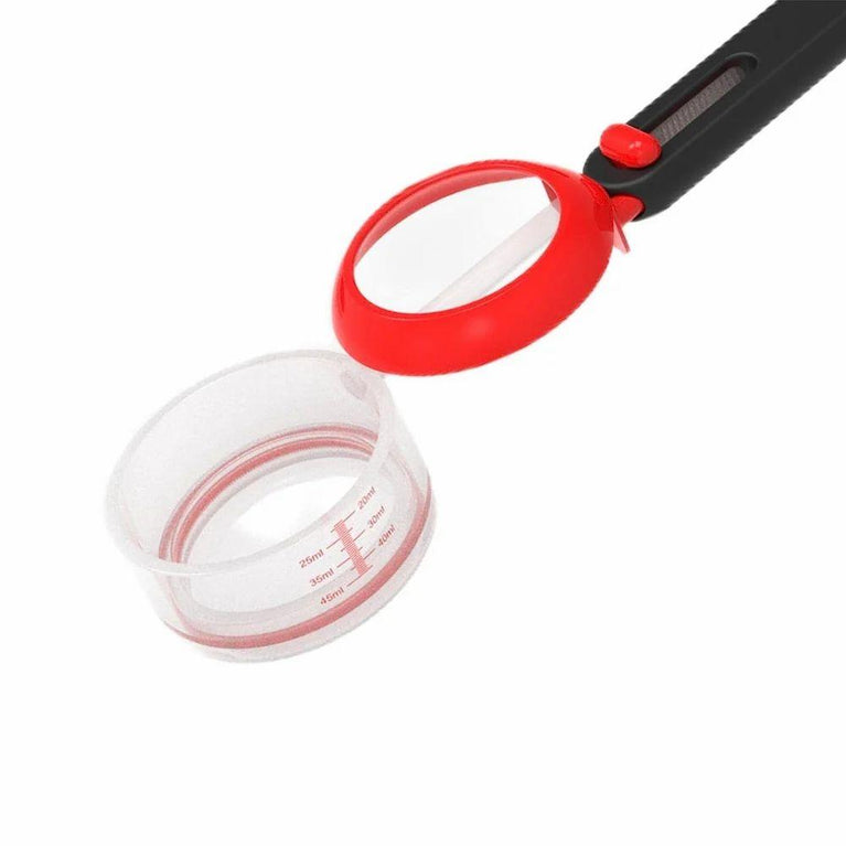 ADJUSTABLE MEASURING SPOON - Adjustable Plastic Gauge with Measurement for Kitchen Baking Tool