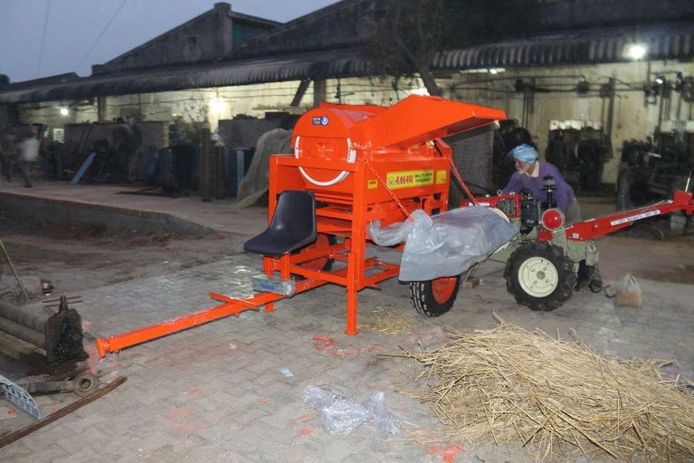AMAR MULTICROP THRESHER SPIKE TOOTH SERIES - POWER TILLER OPERATED MODEL
