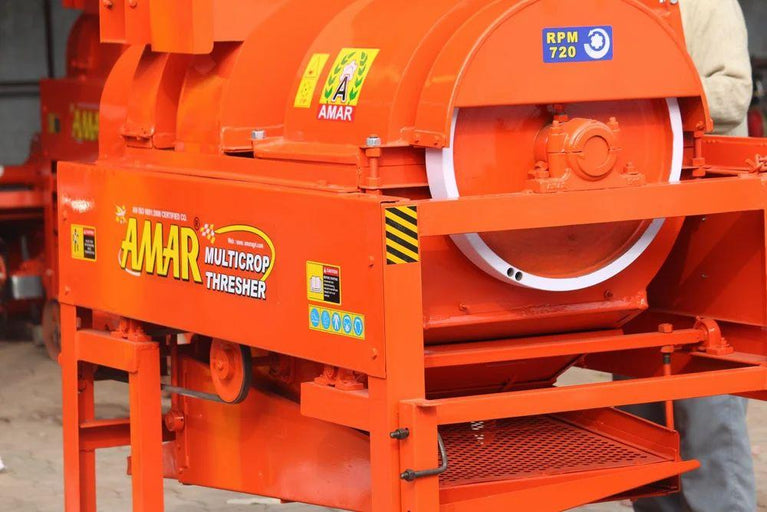 AMAR MULTICROP THRESHER SPIKE TOOTH SERIES - POWER TILLER OPERATED MODEL