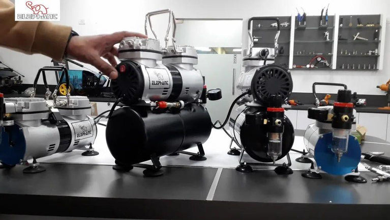 AS-186 Elephant Airbrush Single Cylinder Air Compressor