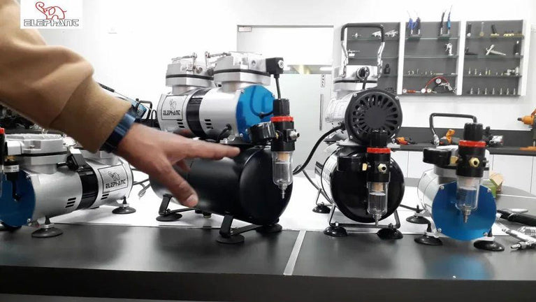 AS-186 Elephant Airbrush Single Cylinder Air Compressor