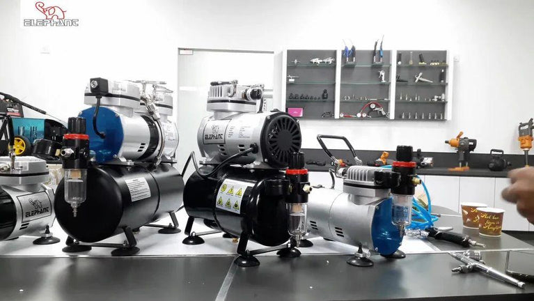 AS-186 Elephant Airbrush Single Cylinder Air Compressor