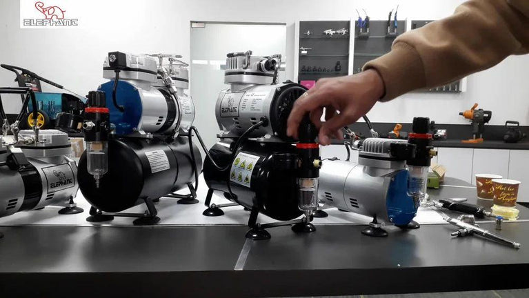 AS-186 Elephant Airbrush Single Cylinder Air Compressor