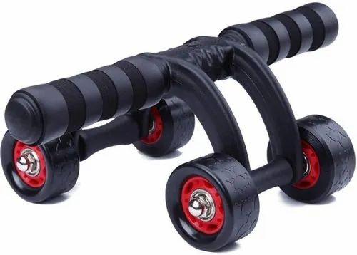 Anti Skid Four Wheel Total Body AB Roller Exerciser for Abdominal & Stomach Exercise