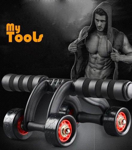 Anti Skid Four Wheel Total Body AB Roller Exerciser for Abdominal & Stomach Exercise