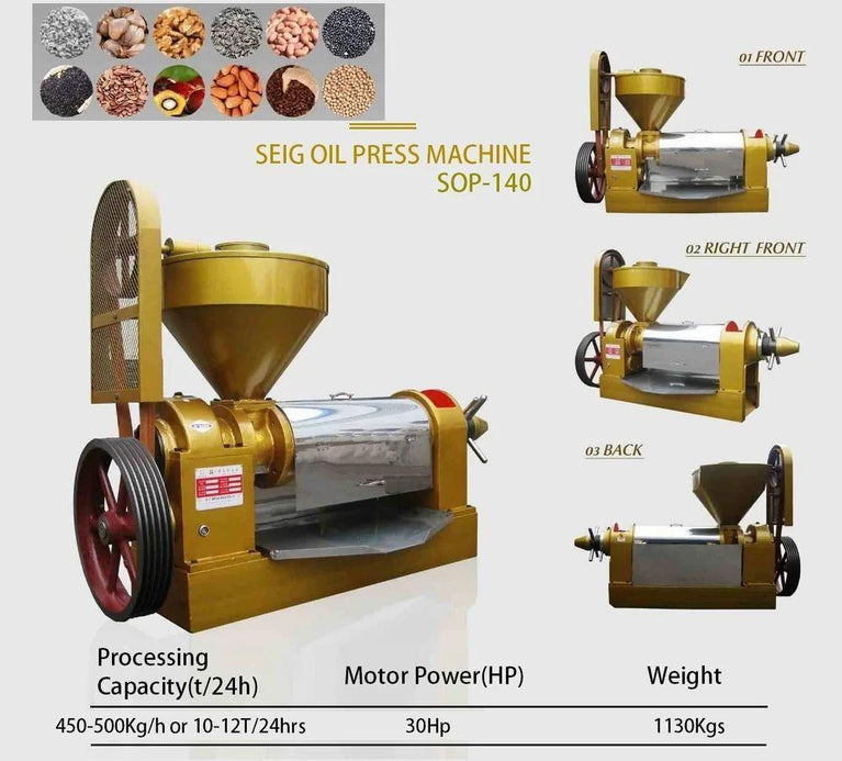 Automatic Cold Press Oil Machine