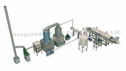 Automatic Continuous  Namkeen Fryer With Wooden Based Thermic Boiler
