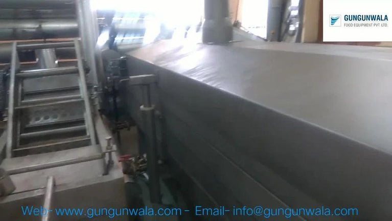 Automatic Continuous  Namkeen Fryer With Wooden Based Thermic Boiler