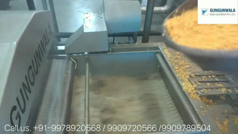 Automatic Continuous  Namkeen Fryer With Wooden Based Thermic Boiler