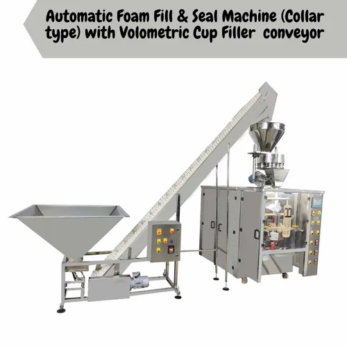 Automatic Form Fill Seal Machine (Collar Type) with Cup Filler