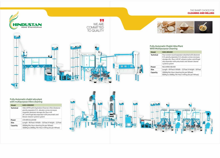 Automatic Industrial Flour Mill Machine