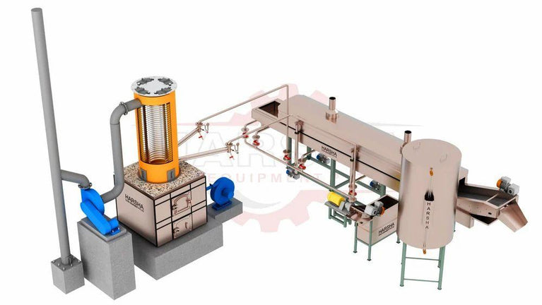 Automatic Namkeen Frying Machine