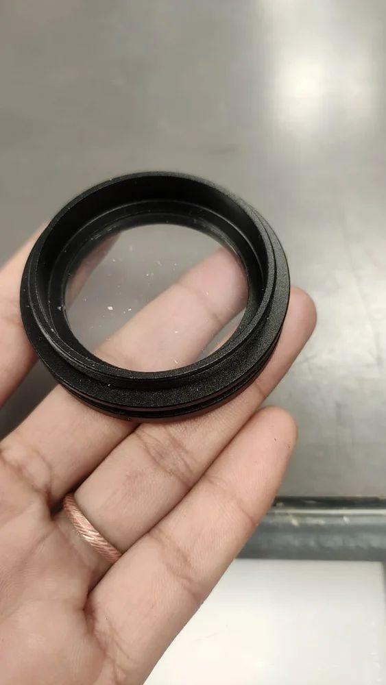 BABA MT-104 Black Microscope With LED Ring & 0.5x Lens