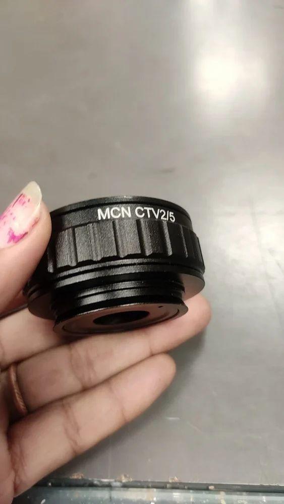 BABA MT-104 Black Microscope With LED Ring & 0.5x Lens
