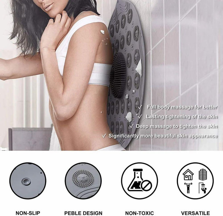 BATHROOM MAT ROUND - Soft Microfiber Bathroom Printed Quick-Drying Mats
