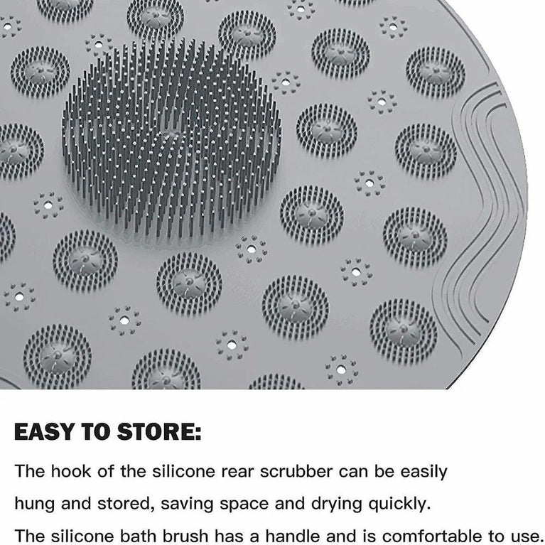 BATHROOM MAT ROUND - Soft Microfiber Bathroom Printed Quick-Drying Mats