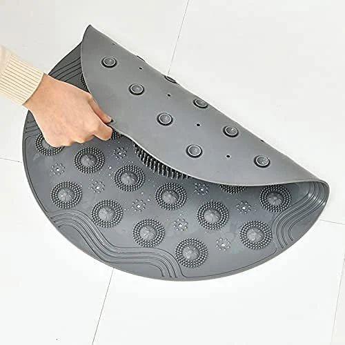 BATHROOM MAT ROUND - Soft Microfiber Bathroom Printed Quick-Drying Mats