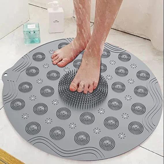 BATHROOM MAT ROUND - Soft Microfiber Bathroom Printed Quick-Drying Mats