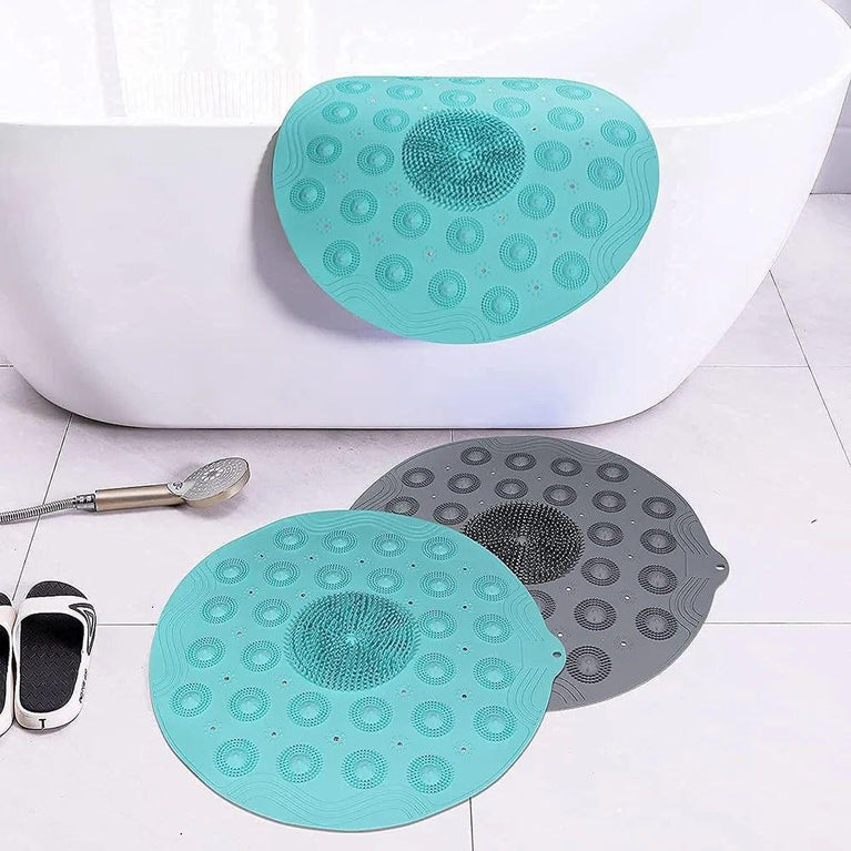 BATHROOM MAT ROUND - Soft Microfiber Bathroom Printed Quick-Drying Mats