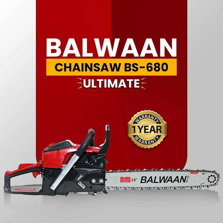 बलवान 18/22 इंच BS-680 अल्टीमेट चेनसॉ 68cc इंजन के साथ