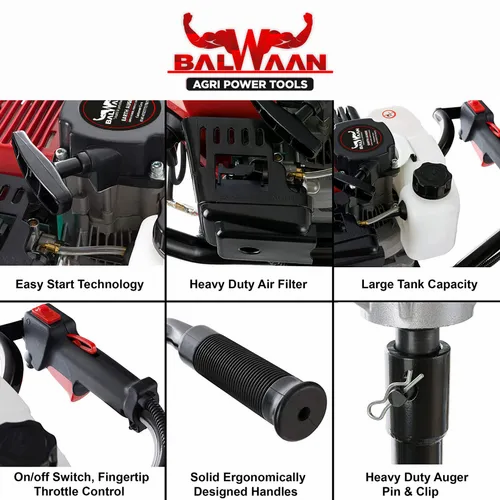 Balwaan 52cc Engine powered Soil Digger BE-52