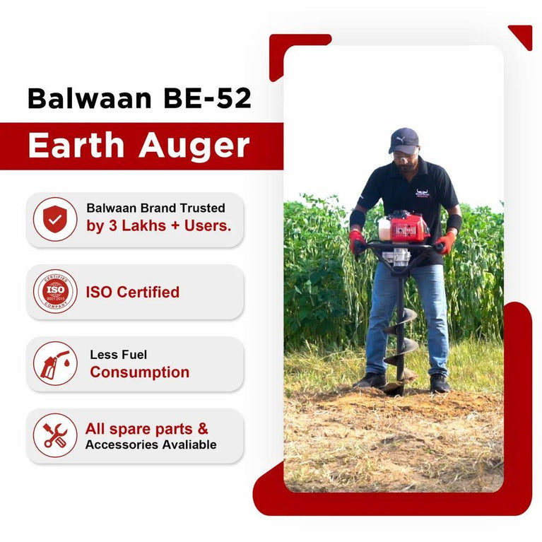 Balwaan 52cc Engine powered Soil Digger BE-52
