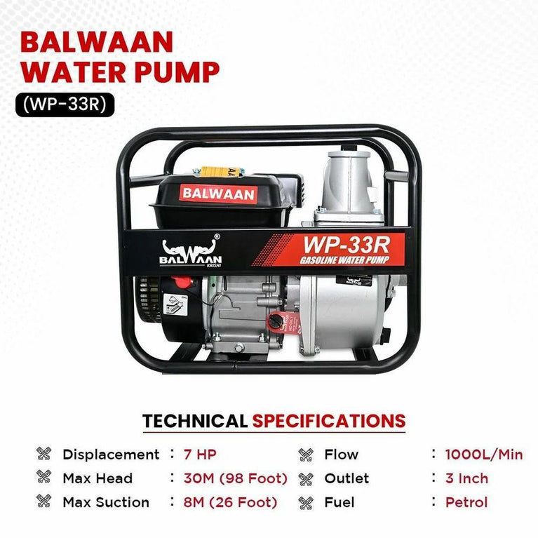 Balwaan WP33R Water Pump