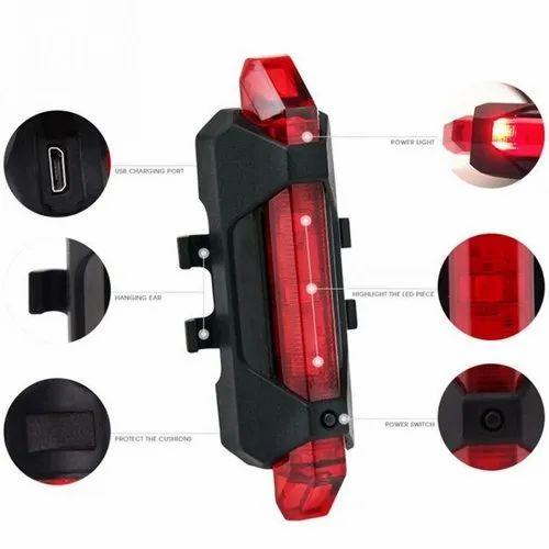 Bicycle Led Head Light USB Rechargeable Light Tail Light