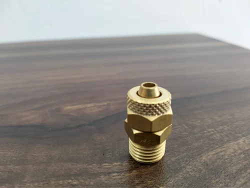 Brass PU Connector 1/4" X 12 Mm