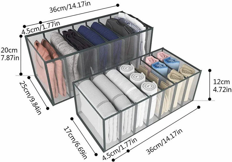 CLOTHES ORGANIZER 7 GRID