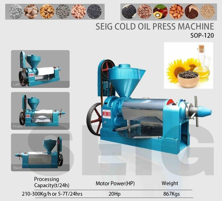 COLD OIL PRESS MACHINE