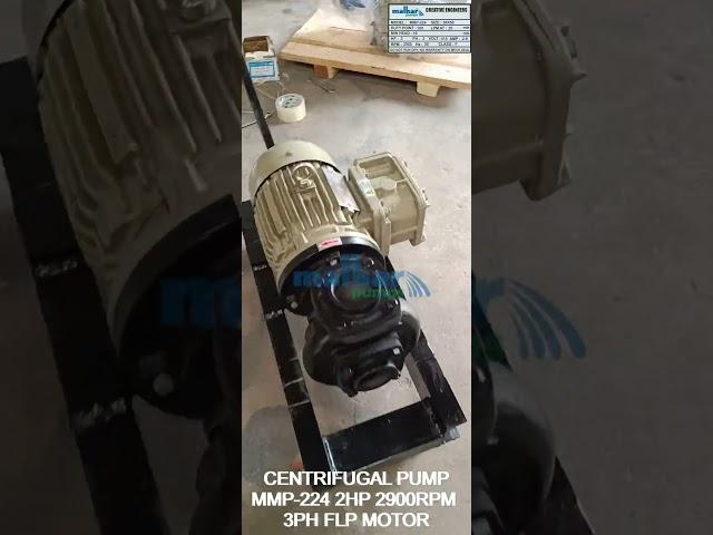 Centrifugal Bare Shaft Coupled Pump With Trolley