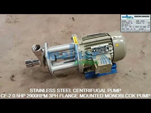 Centrifugal Monoblock Pump