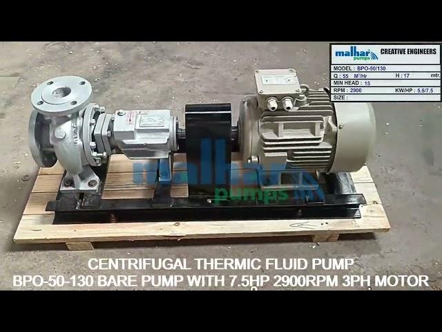 Centrifugal Thermic Fluid Pump