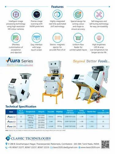 Channa Dhal Sorting Machine