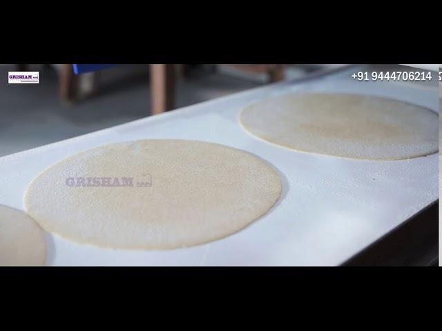 Chapati Cooling Conveyor Cum Powdering Machine
