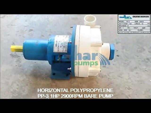 Chemical Polypropylene Pumps